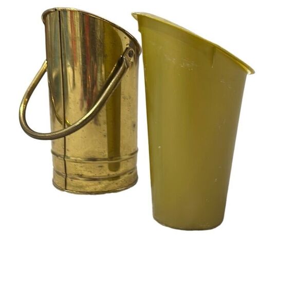 Vintage Teleflora match stick holder w/ handle and removable plastic insert MCM - Picture 7 of 7